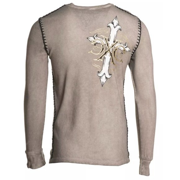 XTREME COUTURE by AFFLICTION Men's Thermal ANNUIT - Picture 4 of 9